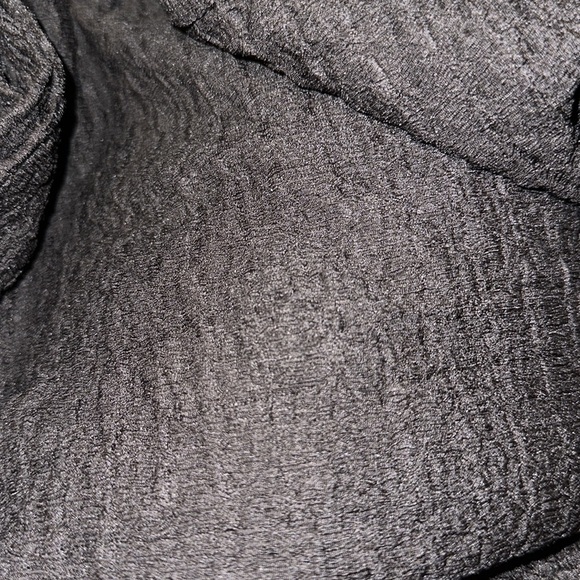 Black ‎ - New plus size Puff-sleeved Textured Jersey Dress - Picture 4 of 4